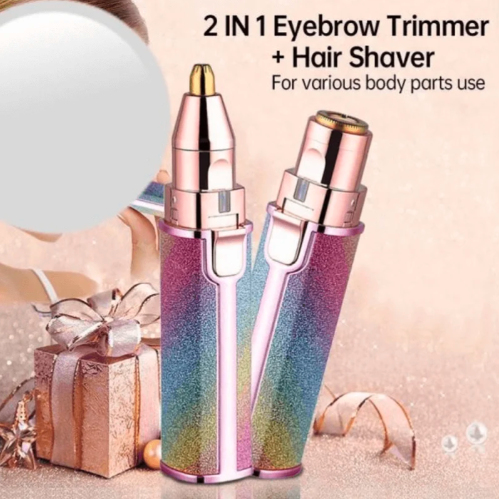 eyebrow trimmer 2 in 1 (use on different body part)