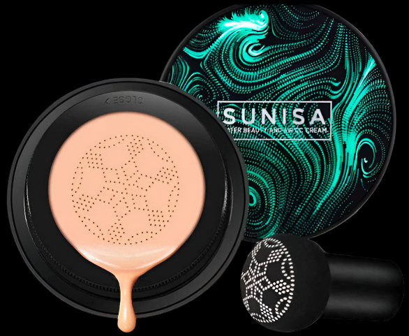 Sunisa 3 in 1 Air Cushion BB and CC cream foundation